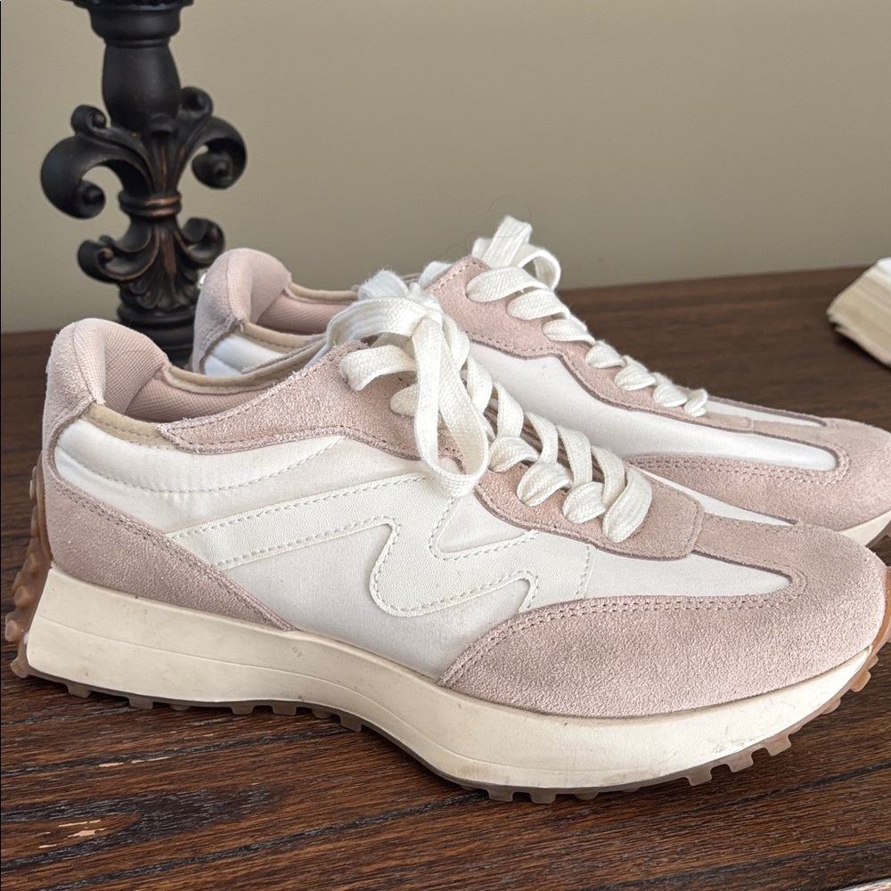 Steve Madden Blush and White Sneakers